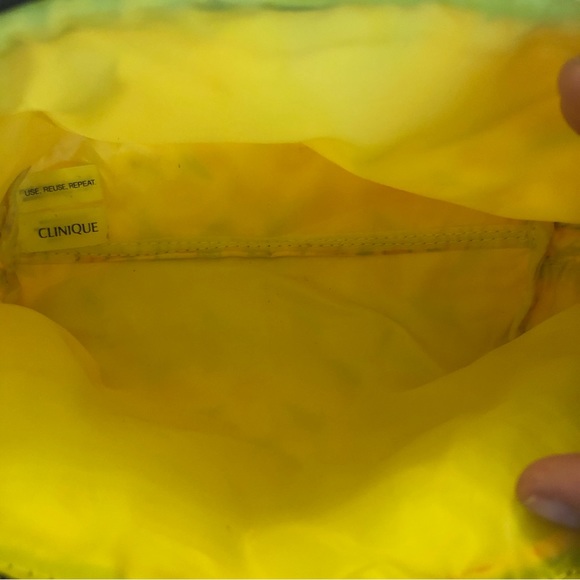 Clinique x Donald Bright Orange Makeup Bag - Picture 5 of 8